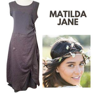 Matilda Jane Charcoal Midi Dress